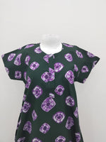 MANGAI Daily Wear Casual Comfort Fit Cotton Printed Nighties | Front Open Zipper Model | Fancy Round Neck with Side Pocket Cotton Nighties (DRN)