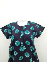 MANGAI Daily Wear Casual Comfort Fit Cotton Printed Nighties | Front Open Zipper Model | Fancy Round Neck with Side Pocket Cotton Nighties (DRN)