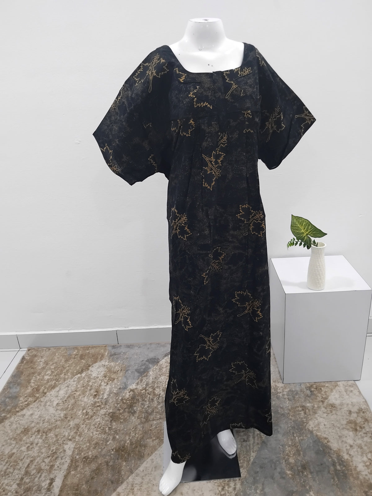 MANGAI Premium Cotton Printed Pleated Model Half Sleeve 5XL Size Nighties - Fancy Neck | With Side Pocket |Shrinkage Free Nighties | Trendy Collection's for Stylish Women's (5XL-VBS)