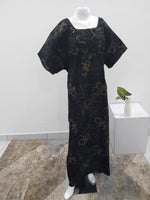 MANGAI Premium Cotton Printed Pleated Model Half Sleeve 5XL Size Nighties - Fancy Neck | With Side Pocket |Shrinkage Free Nighties | Trendy Collection's for Stylish Women's (5XL-VBS)