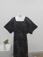 MANGAI Premium Cotton Printed Pleated Model Half Sleeve 5XL Size Nighties - Fancy Neck | With Side Pocket |Shrinkage Free Nighties | Trendy Collection's for Stylish Women's (5XL-VBS)