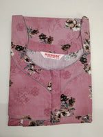 MANGAI Premium Cotton Printed Pleated Model Half Sleeve 5XL Size Nighties - Fancy Neck | With Side Pocket |Shrinkage Free Nighties | Trendy Collection's for Stylish Women's (5PZ)