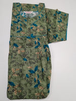 MANGAI Premium Cotton Printed Pleated Model Half Sleeve 4XL Size Nighties - Fancy Neck | With Side Pocket |Shrinkage Free Nighties | Trendy Collection's for Stylish Women's (4PZ)