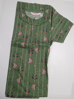 MANGAI Premium Cotton 60Inch Nighties - Fancy Neck | With Side Pocket | Shrinkage Free Nighties | Stylish Collection's for Trendy Women's - (60IN-FFN)