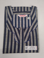 MANGAI Premium Cotton 60Inch Nighties - Fancy Neck | With Side Pocket | Shrinkage Free Nighties | Stylish Collection's for Trendy Women's - (60IN-FFN)