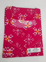 MANGAI Cotton Straight Zip Feeding Nighty |Post Pregnancy | Comfort and Style | Pleated Model | Soft Cotton Feeding Nighties (PSF)