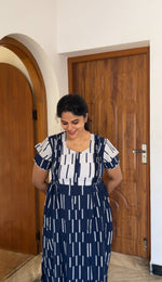 MANGAI Rayon Frock Nighties | Front Open Lengthy Zipper Comforts Feeding | Fancy Double Layered Sleeve's | Post & Pre Pregnancy's and Casual Wear | Side Pocket |Versatile Rayon Frock Night Gown's for Stylish Women's (RPW)