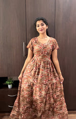 New Arrivals FULL FROCK Model Nighties| Fancy Sleeves & Neck Pattern| Side Pocket with Back Tie Rope | Perfect Nightwear Trendy Women's (FRK)