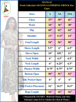 Imported Rayon Gathering Frock Model Night Gown's | Front Adjustable Gathering Style Rope Rope | Front Closed Button | Double Layer Sleeve | Trending Collection's for Stylish Women's (IRF)