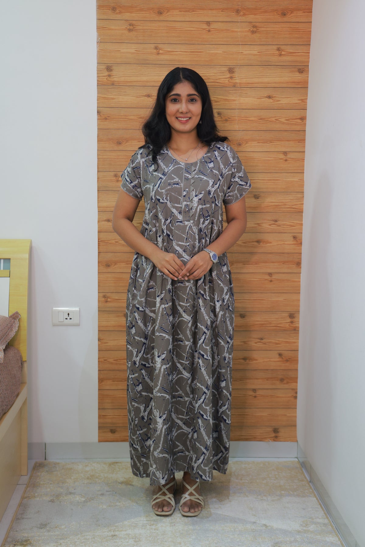 Alpine KURTHI Style Nighties| FancySleeve | Zipless Model | Updated Collection's for Stylish Women MKA (H/S)