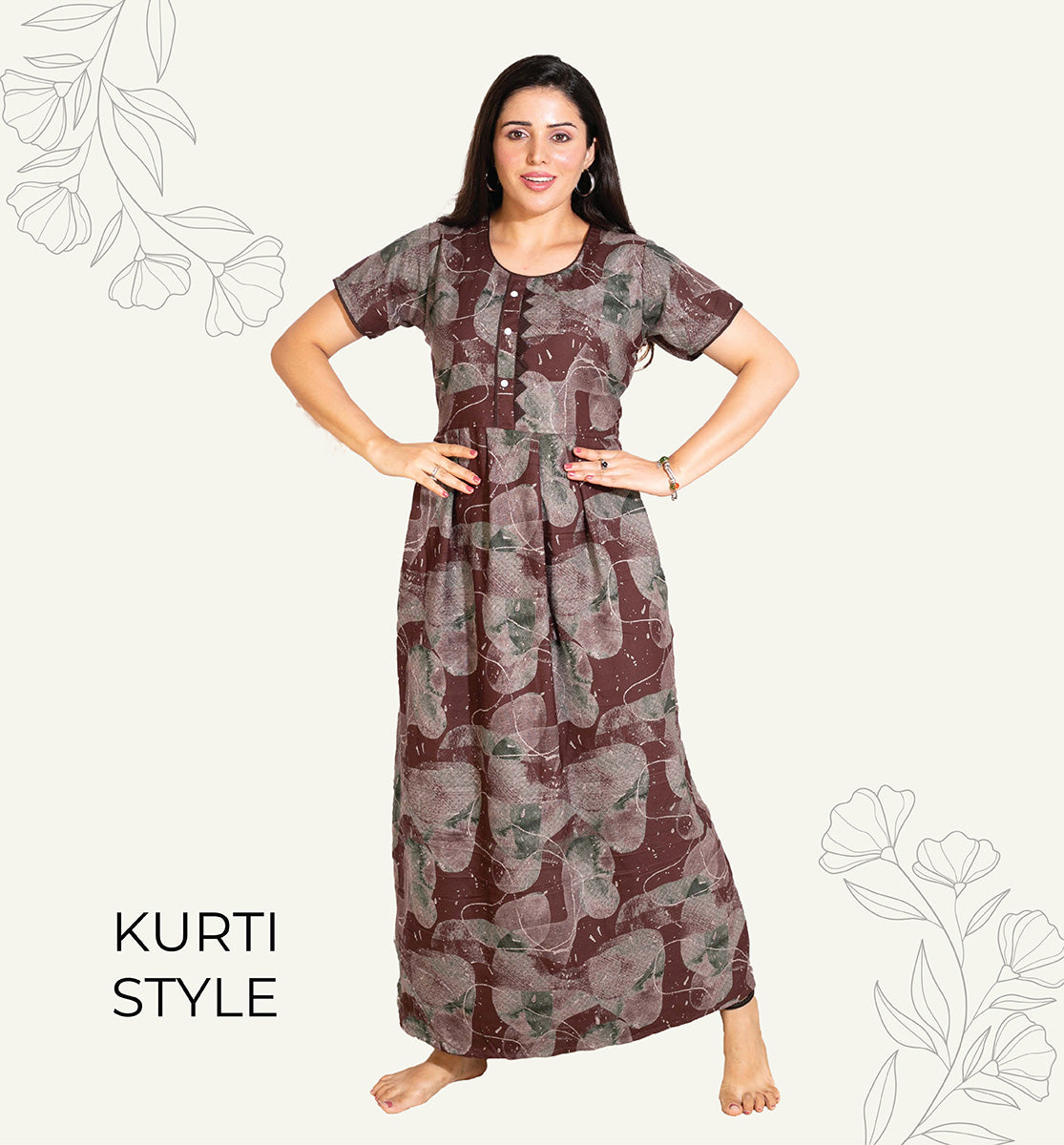 Shop Alpine Kurti Style Nighties Online