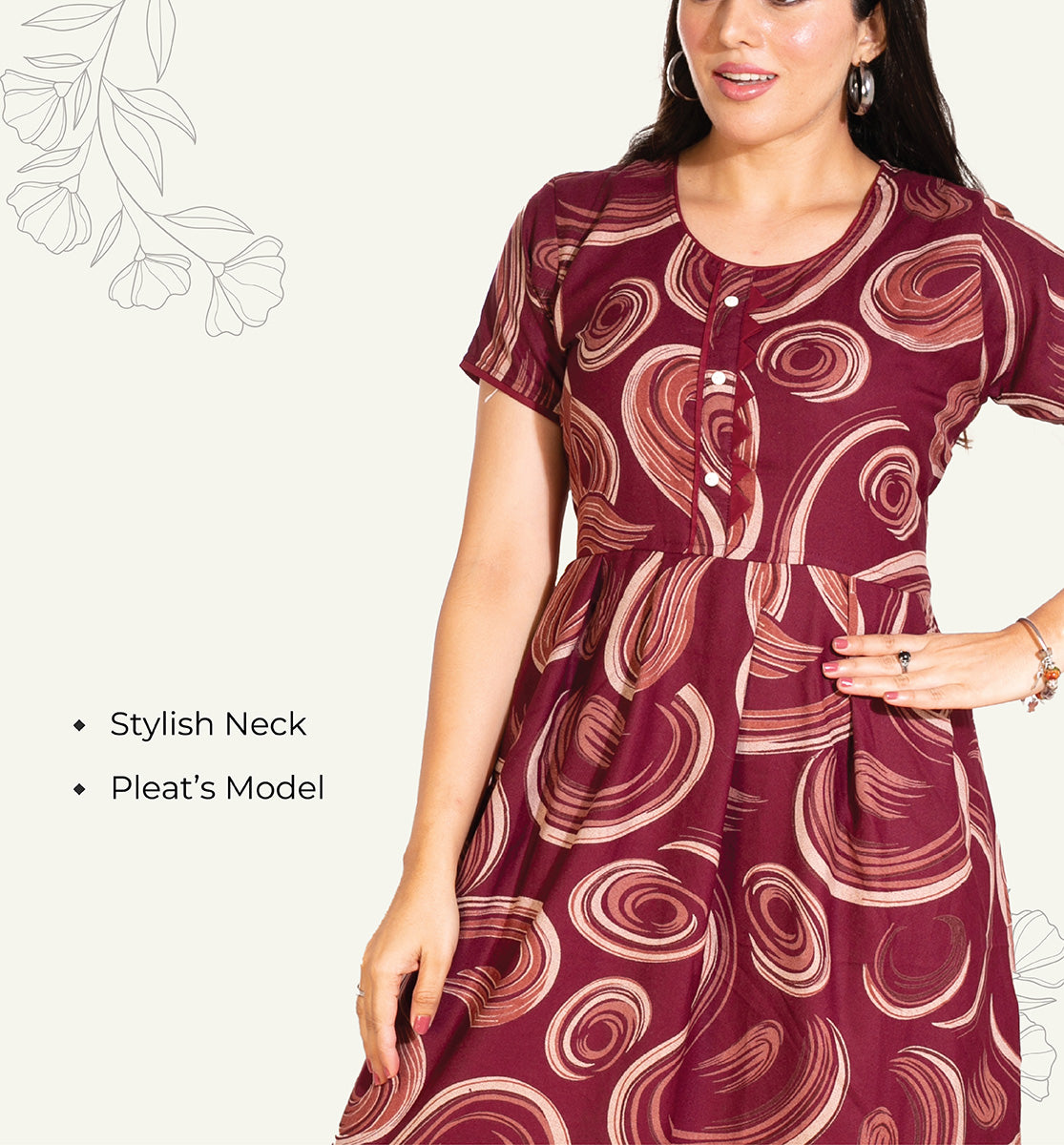 Shop Alpine Kurti Style Nighties Online