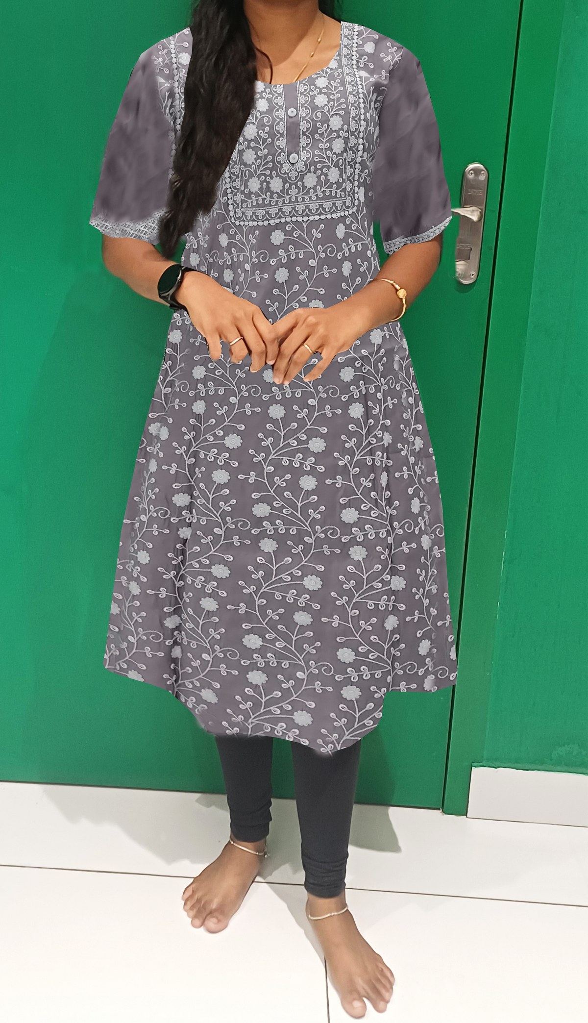 New Introducing Rayon Stylish Kurthi's | Updated Collection for Trendy Design's| Collar Model |High Quality Rayon Kurthi's for Stylish Women's (SNGVI)