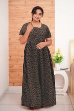 Cotton FROCK Model Casual Wear Nighties | Stylish Pleated Frock Style | Multipurpose Nighties | Pregnancy Wear | Pleated Model | Stylish Nighties for Stylish Women (MW)