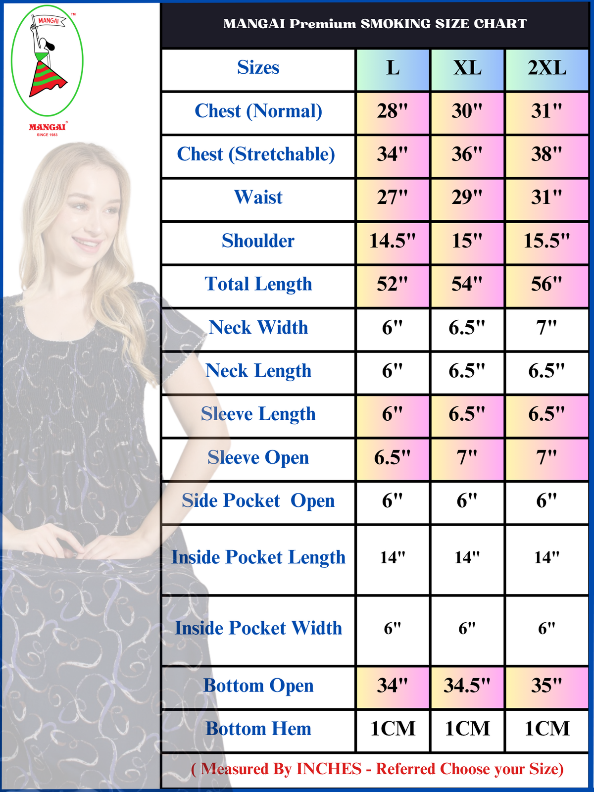Premium Smocking Nighties Online