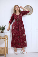 Alpine KURTI Style | Beautiful Stylish KURTI Model | Long 3/4 Sleeve & Side Pocket | Fresh Collection's for Stylish Women's (AK-3/4)