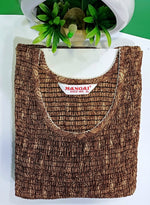 Crush Smocking Nighties for Stylish Women | Soft wrinkled texture Smocking Model | Rounded neck with Side Pocket | Daily wear Nighties for trendy women (PPL)