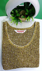 Crush Smocking Nighties for Stylish Women | Soft wrinkled texture Smocking Model | Rounded neck with Side Pocket | Daily wear Nighties for trendy women (PPL)