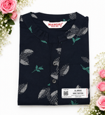 New MANGAI Stylish Rayon Cord Set Night Suits for all Stylish Women's | Long Sleeve with Size Pocket Beautiful all Over Printed Elastic Waist Top & Bottom Cord Set your Perfect Nightwear Companion (MRNS)