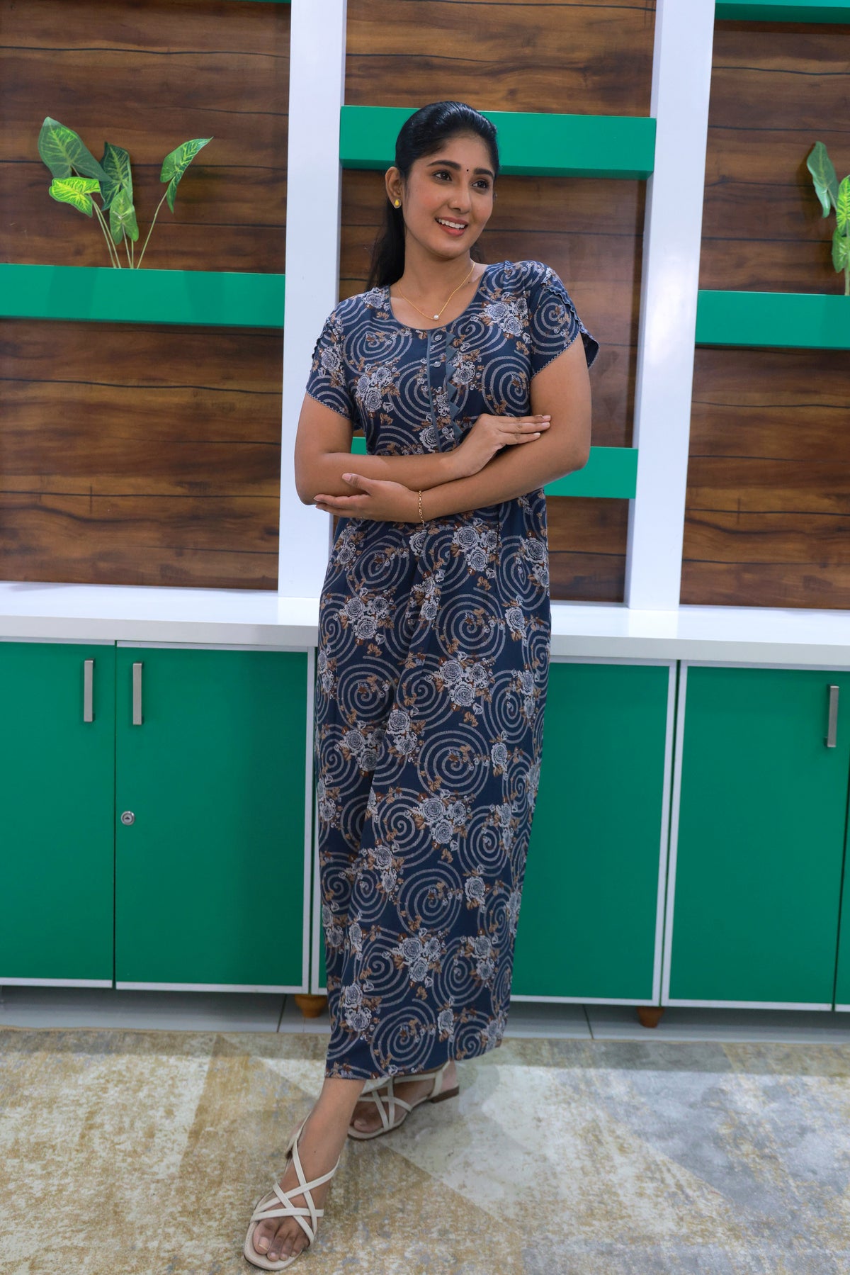 Alpine KURTHI Style Nighties| FancySleeve | Zipless Model | Updated Collection's for Stylish Women MKA (H/S)