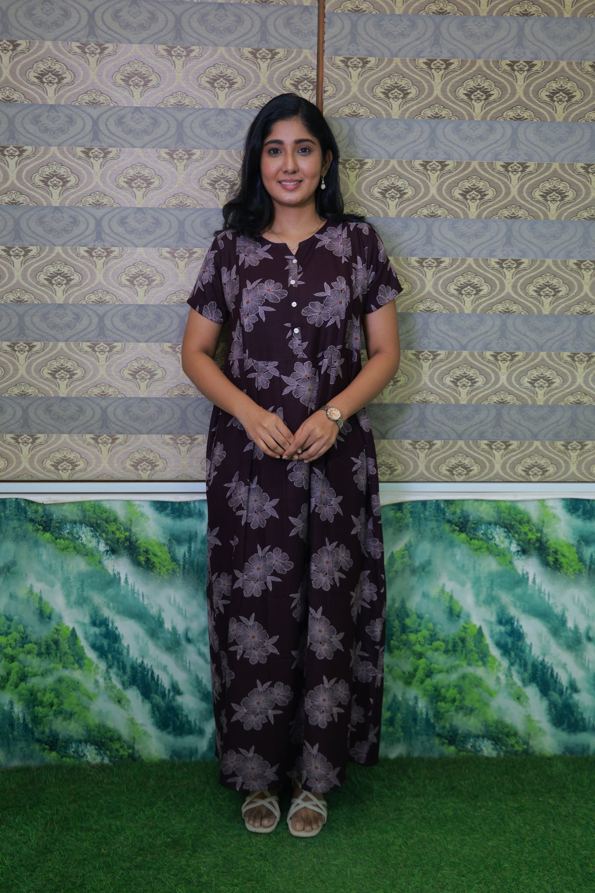 Alpine KURTHI Style Nighties| FancySleeve | Zipless Model | Updated Collection's for Stylish Women MKA (H/S)