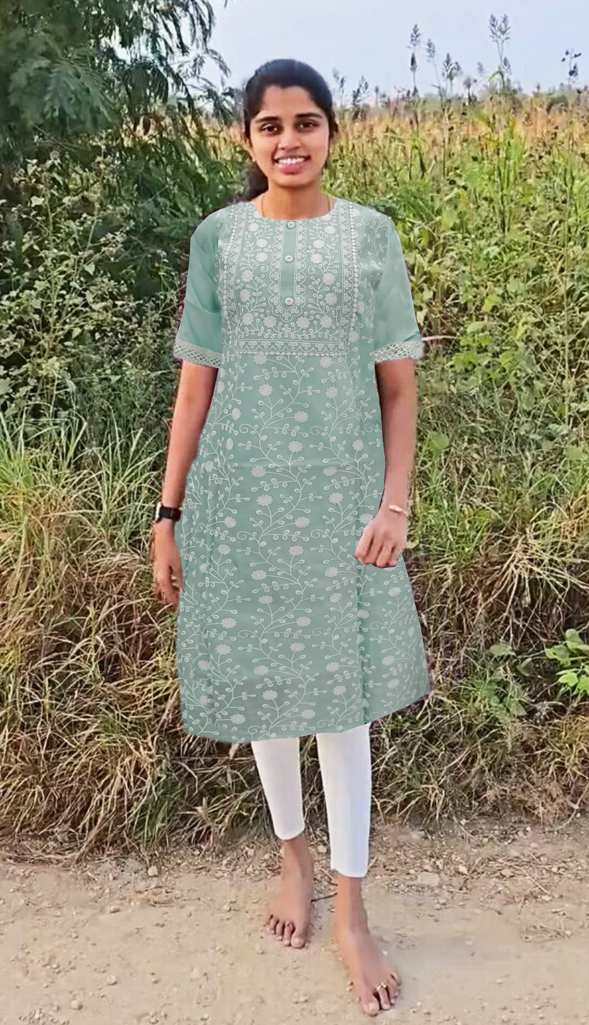 New Introducing Rayon Stylish Kurthi's | Updated Collection for Trendy Design's| Collar Model |High Quality Rayon Kurthi's for Stylish Women's (SNGVI)