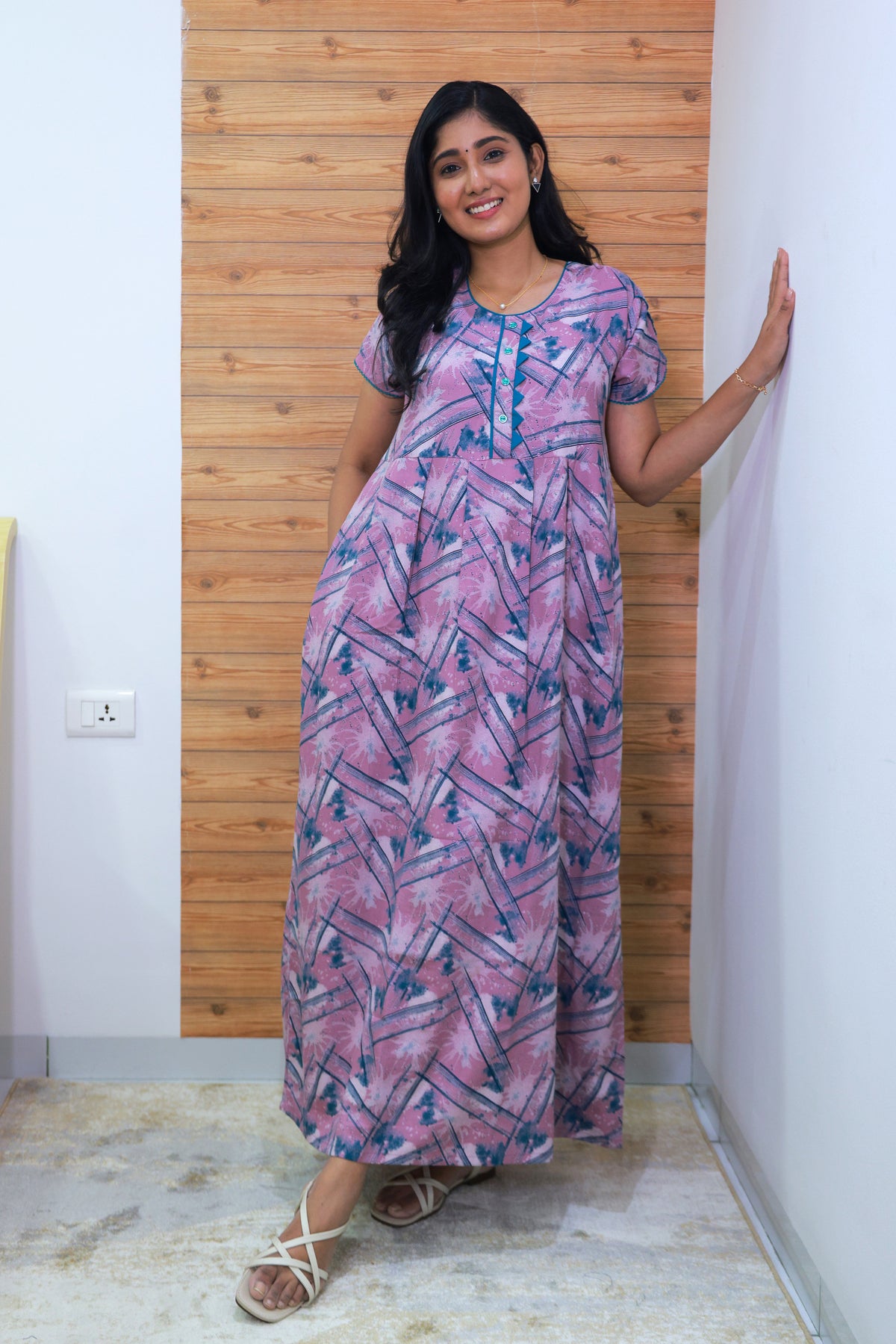 Alpine KURTHI Style Nighties| FancySleeve | Zipless Model | Updated Collection's for Stylish Women MKA (H/S)