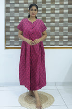 Cotton Gathering Frock Model Nighties Online