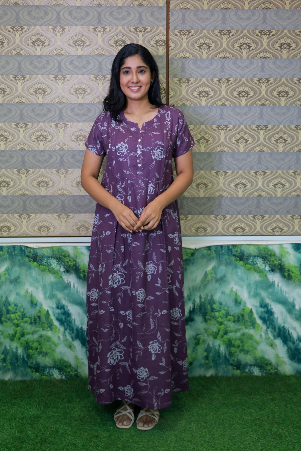 Alpine KURTHI Style Nighties| FancySleeve | Zipless Model | Updated Collection's for Stylish Women MKA (H/S)