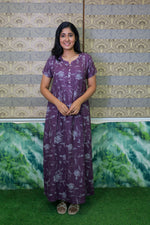 Alpine KURTHI Style Nighties| FancySleeve | Zipless Model | Updated Collection's for Stylish Women MKA (H/S)