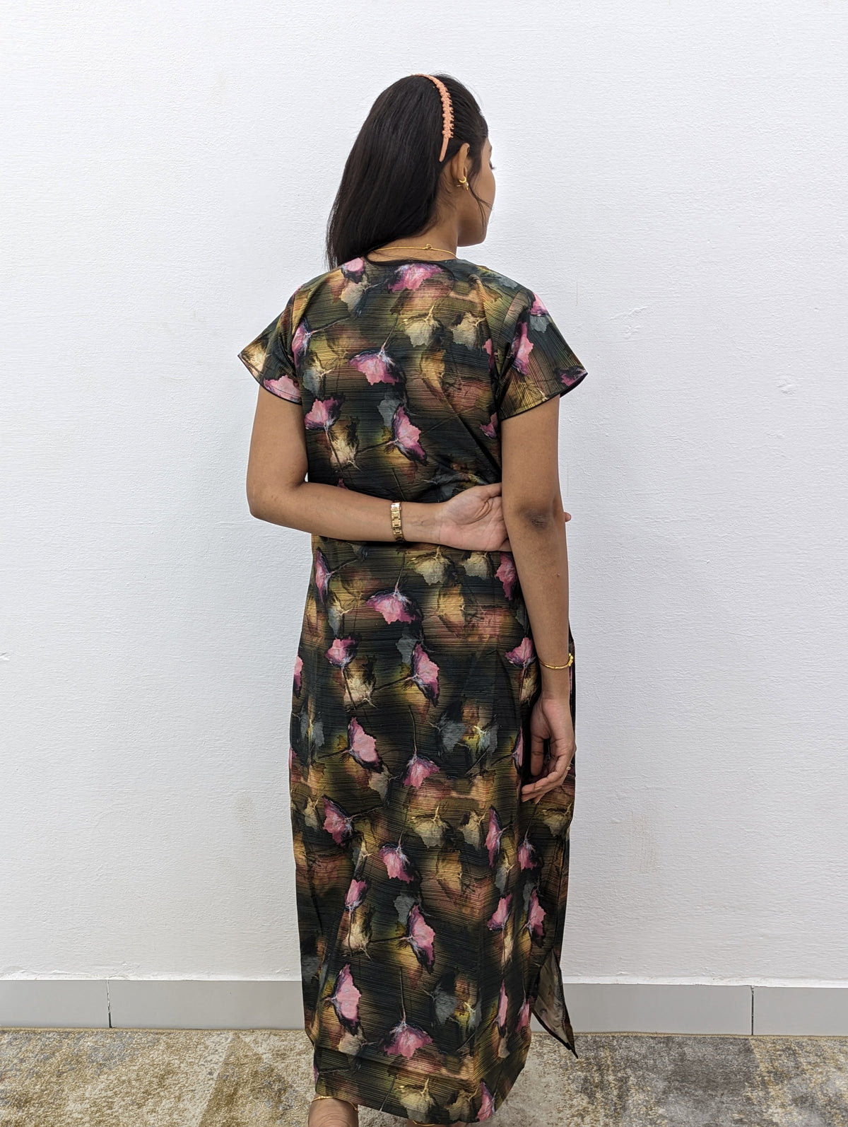 MANGAI New Regular Fit Cotton Printed Nighties - All Over Printed Stylish Nightwear for Stylish Women | Side Cut Pocket | Beautiful Nighties for Stylish Women's | Colourful Printed Cotton Nighties (CMC)