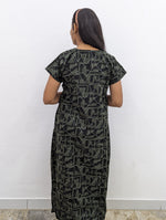 MANGAI New Regular Fit Cotton Printed Nighties - All Over Printed Stylish Nightwear for Stylish Women | Side Cut Pocket | Beautiful Nighties for Stylish Women's | Colourful Printed Cotton Nighties (CMC)