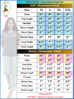 Mangai New Premium Cotton Knitted Pyjama Set Night Suits | Summer Special Arrivals Top & Bottom Set | Soft & Smooth Nightwear a Trendy Women's (PYJAMA SET)