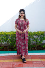 Alpine KURTI Style Nighties| Beautiful Stylish KURTI Model | Half Sleeve | Without Zipper |Fancy Sleeve | Fresh Collection's for Stylish Women's MKA (H/S)
