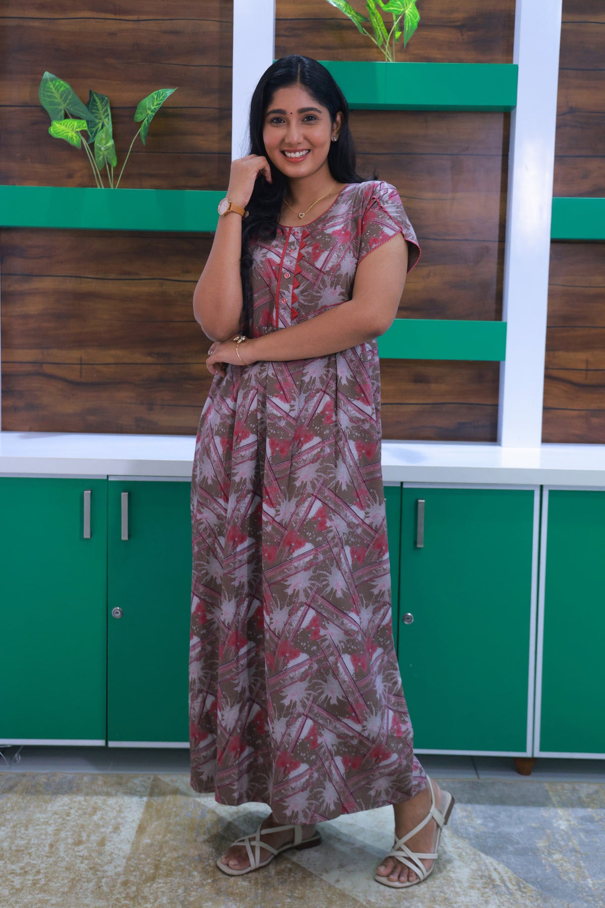 Alpine KURTHI Style Nighties| FancySleeve | Zipless Model | Updated Collection's for Stylish Women MKA (H/S)