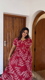 MANGAI Rayon Frock Nighties | Front Open Lengthy Zipper Comforts Feeding | Fancy Double Layered Sleeve's | Post & Pre Pregnancy's and Casual Wear | Side Pocket |Versatile Rayon Frock Night Gown's for Stylish Women's (RPW)