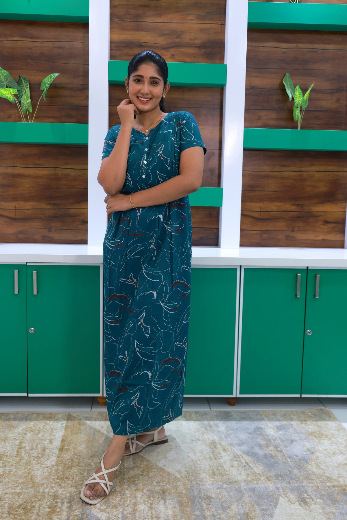 Alpine KURTHI Style Nighties| FancySleeve | Zipless Model | Updated Collection's for Stylish Women MKA (H/S)