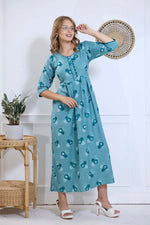 Alpine KURTI Style | Beautiful Stylish KURTI Model | Long 3/4 Sleeve & Side Pocket | Fresh Collection's for Stylish Women's (AK-3/4)