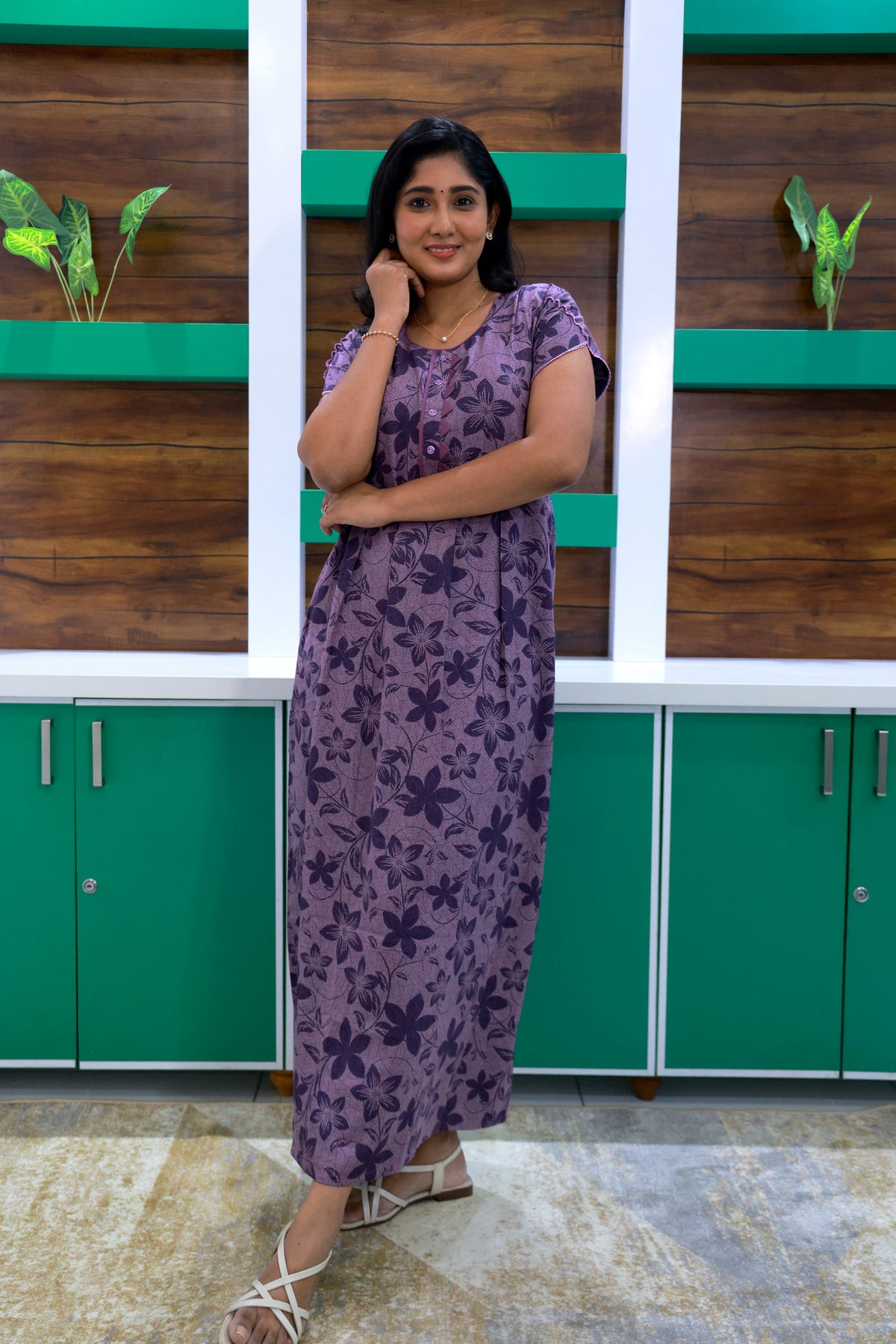 Alpine KURTHI Style Nighties| FancySleeve | Zipless Model | Updated Collection's for Stylish Women MKA (H/S)