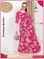 Alpine KURTI Style | Beautiful Stylish KURTI Model | Long 3/4 Sleeve & Side Pocket | Fresh Collection's for Stylish Women's (AK- 3/4)