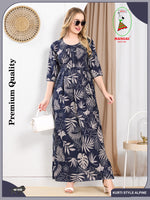 Alpine KURTI Style | Beautiful Stylish KURTI Model | Long 3/4 Sleeve & Side Pocket | Fresh Collection's for Stylish Women's (AK- 3/4)