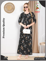 Alpine KURTI Style | Beautiful Stylish KURTI Model | Long 3/4 Sleeve & Side Pocket | Fresh Collection's for Stylish Women's (AK- 3/4)