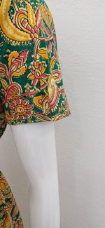 Cotton Gathering Frock for Summer Arrivals | Side Pocket | Button Closed | Elegant Casual Night Wear for Trendy Women's (FKC)