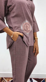 Premium Linen Cord Set Night Suits – Perfect Nightwear for Teenagers & Women (Linen Cord Set )