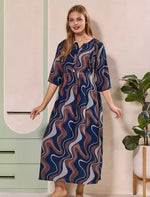 Blue Alpine Kurti Style – Mangai nighties