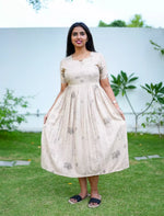 Rayon Floral Print Casual Wear Maxi Dress | Mangai Nighties