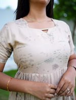 Rayon Floral Print Casual Wear Maxi Dress | Mangai Nighties
