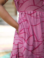 Alpine 3 Layer Petal Sleeve Full Frock - Mangai Nighties