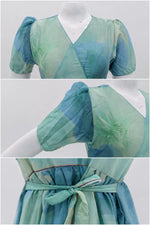 Lavender Rayon Full Length Frock with Side Pocket & Back Tie Rope – Mangai Nighties