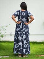 Rayon Long Full Frock with Back tie rope Maxi for Women - Mangai Nighties